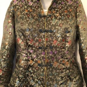 Jin Meng Lai Green Asian Style Jacket szS
